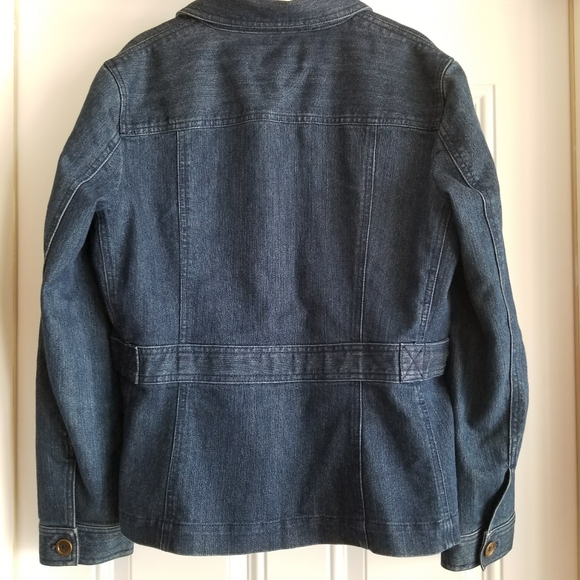 JONES NEW YORK SPORT STRETCH JEAN JACKET - Picture 4 of 6